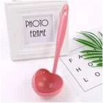 Cucharón De Sopa De Mango Largo Con Colador - Imagen 2