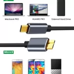 USB Tipo C A Micro B 3.0 5Gbps - Imagen 5