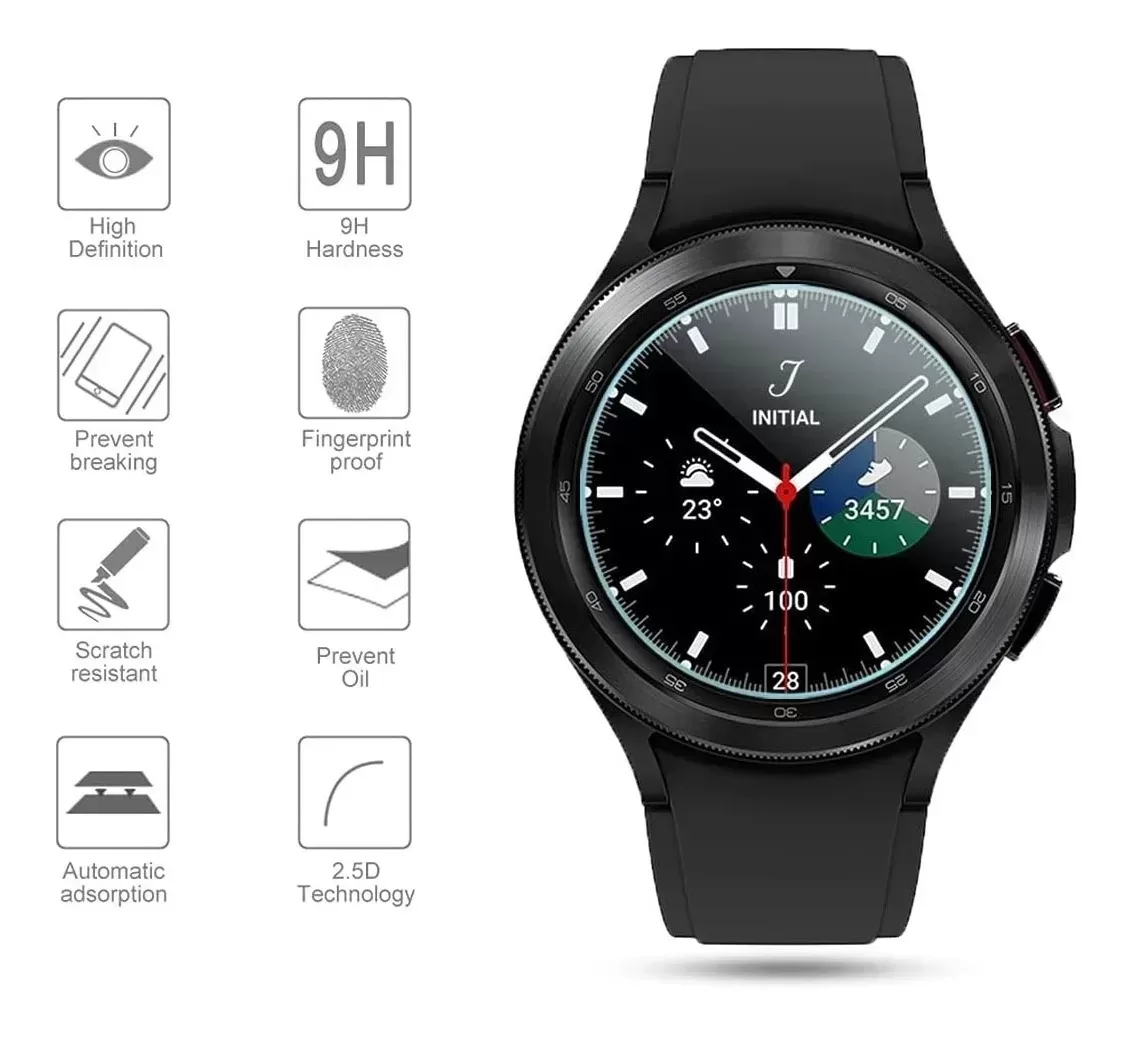 Vidrio Templado De 35mm Para Smartwatch - Imagen 2