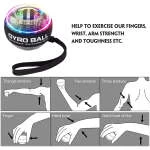 Bola Giroscópica De Entrenamiento Led Arranque Automático - Imagen 4