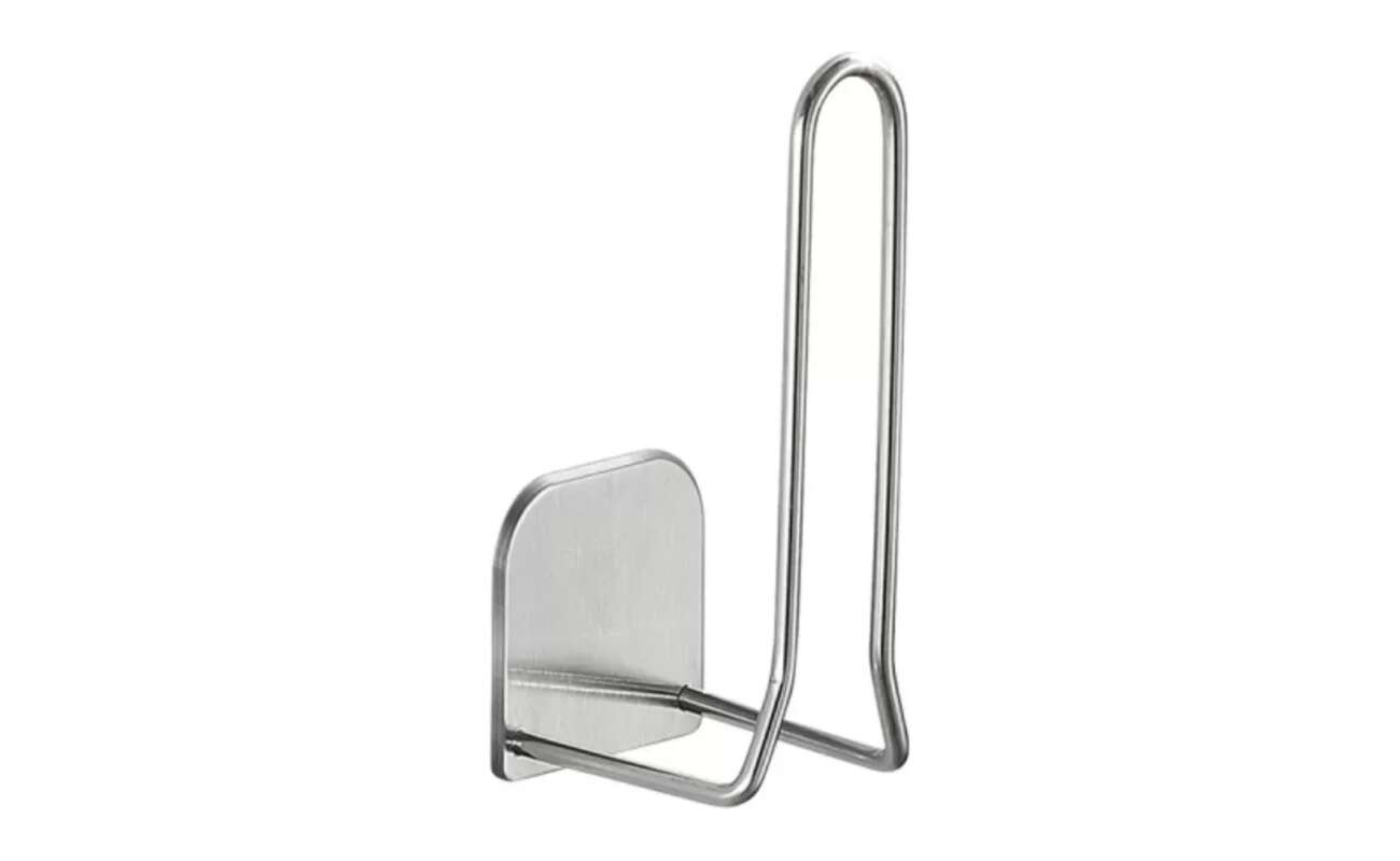 Porta Esponja Alto de Acero Inoxidable 304 Autoadhesivo