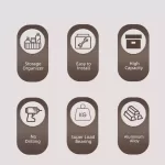 Estante De Baño De Aleación De Aluminio Organizador - Imagen 6
