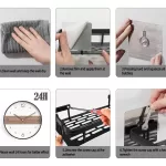 Estante De Baño De Aleación De Aluminio Organizador - Imagen 5