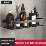 Estante De Baño De Aleación De Aluminio Organizador - Imagen 2