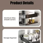 Estante De Baño De Aleación De Aluminio Organizador - Imagen 7