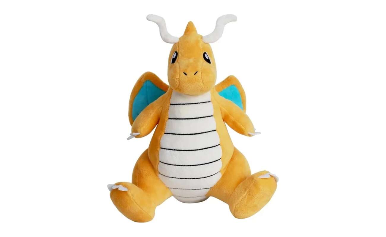 Peluche Pokémon Dragonite 25 cm Suave de Felpa