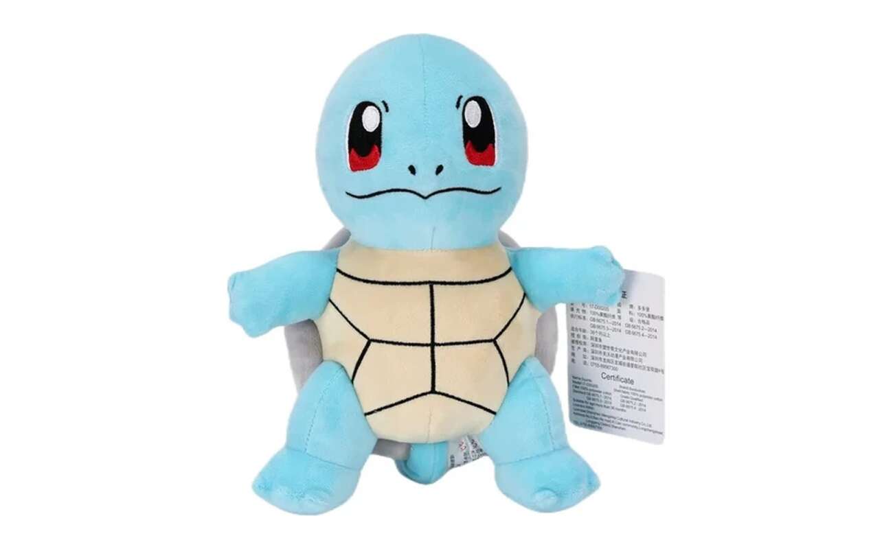 Peluche Pokémon Squirtle 20 cm Suave de Felpa