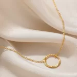 Collar De Corazón De Amor De Acero Inoxidable Colgante - Imagen 2