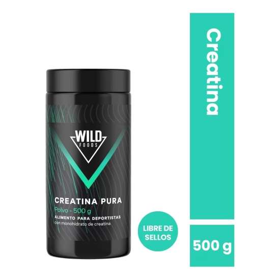 Wild Foods - Creatina De Monohidrato En Polvo - 500grs - Imagen 2