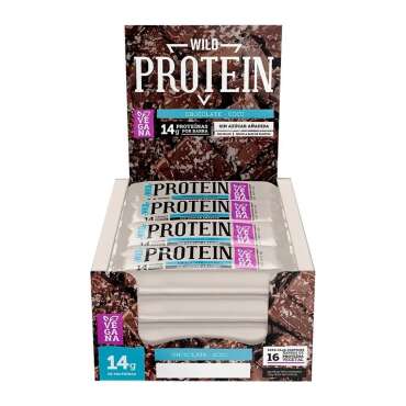 Barritas Wild Protein Vegana Chocolate Coco Caja 16 Unidades