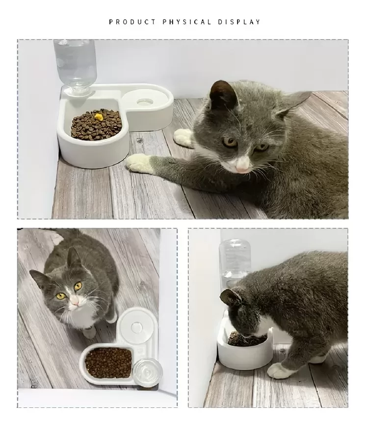 Comedero Y Bebedero Para Mascotas Alimentador Multifuncional - Imagen 2
