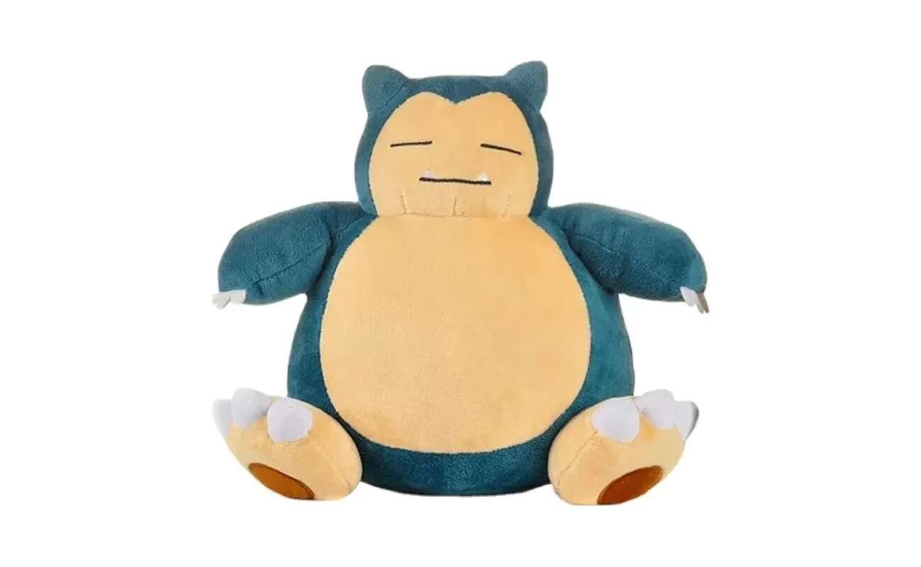 Peluche Pokémon Snorlax 25 cm Suave de Felpa