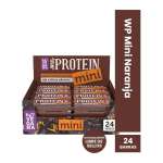 Barritas Wild Protein Mini Vegana Chocolate Naranja Caja 24 Unidades