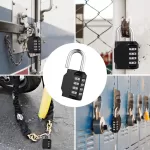 Candado Con Contraseña De 4 Dígitos Maleta Casillero - Imagen 5