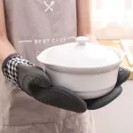 Guante Para Horno Ollas Protector De Calor Antideslizante - Imagen 7