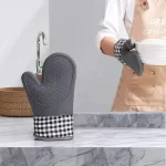 Guante Para Horno Ollas Protector De Calor Antideslizante - Imagen 4