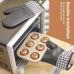 Guante Para Horno Ollas Protector De Calor Antideslizante - Imagen 5