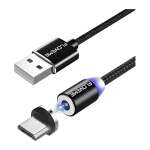 Cable Cargador Magnético Floveme 1 m Trenzado con LED