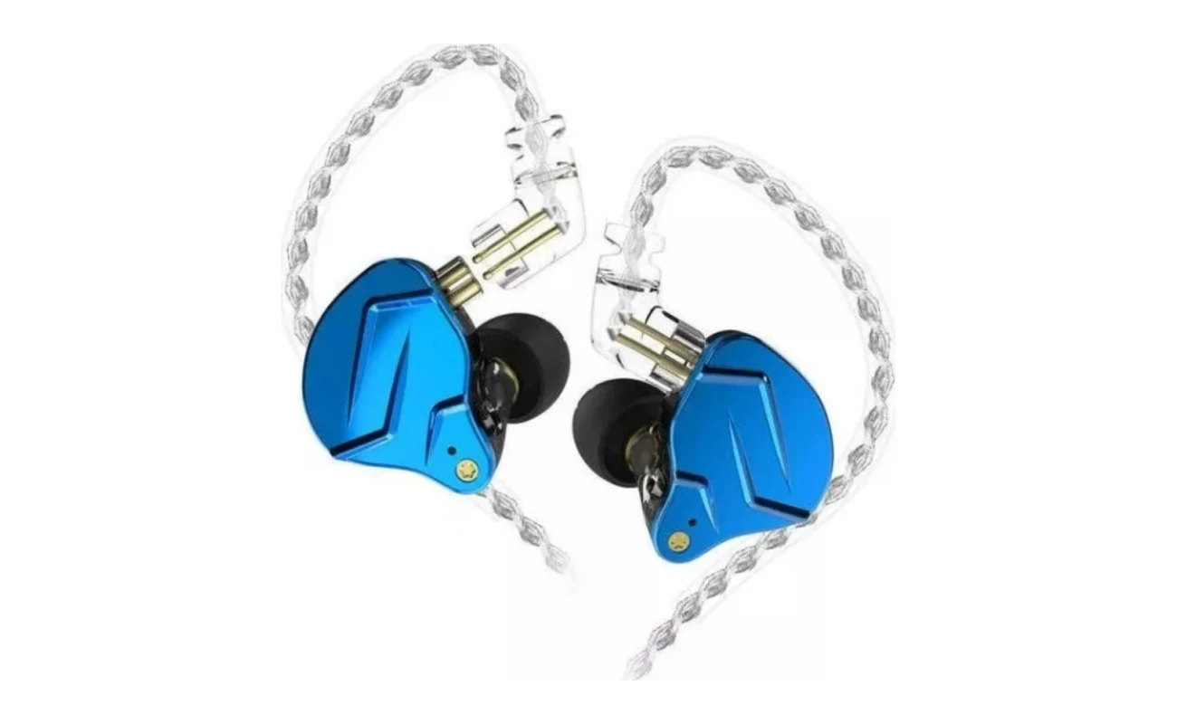 Audífonos In-Ear KZ ZSN Pro X Azul Cable Desmontable Sin Micrófono