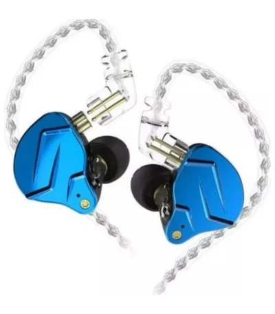 Audífonos In-Ear KZ ZSN Pro X Azul Cable Desmontable Sin Micrófono