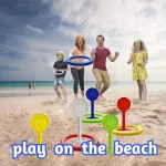 Juego De Lanzamiento De Anillos Al Aire Libre Césped Y Playa - Imagen 2