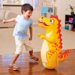 Saco De Boxeo Inflable Para Niños De Dinosaurio - 90 Cms - Imagen 2