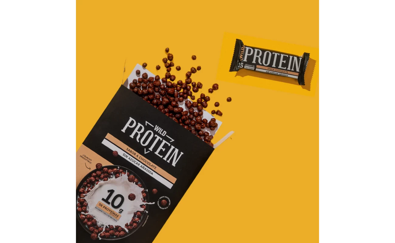 Cereal Wild Protein Sabor Chocolate 280 g 10 g de Proteína - imagen 2