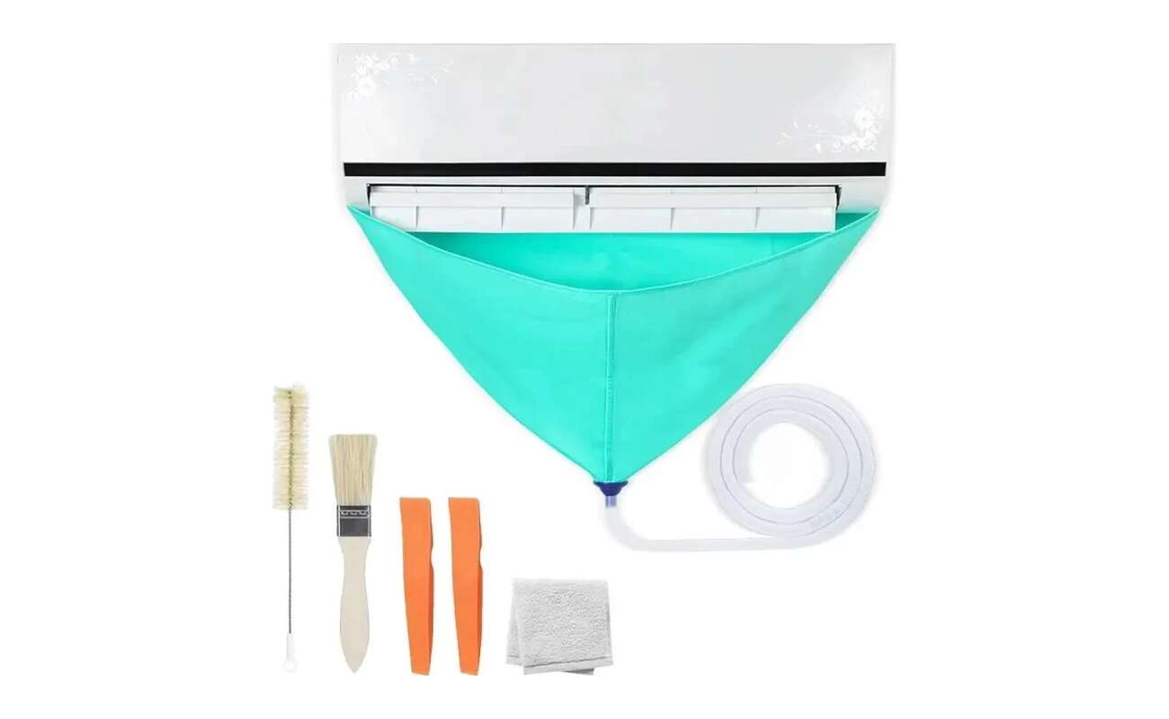 Kit de Limpieza para Aire Acondicionado 6 Piezas con Bolsa y Manguera