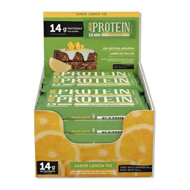 Barritas Wild Protein Lemon Pie Caja 16 Unidades 14 g de Proteína