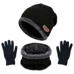 Set Guantes, Bufanda Y Gorro Calidos Set De Invierno