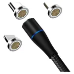 Punta Magnética Carga Rápida Para Micro Usb, Tipo C O iPhone - Imagen 17