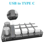 Teclado Personalizable 14 Botones Usb-c, Portátil, Hot-swap - Imagen 4