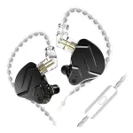 Audífono Kz Zsn Pro X Negro 1ba + 1dd - Con Micrófono