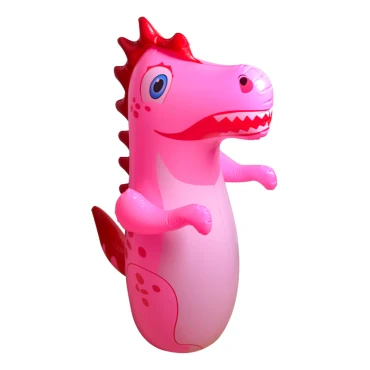 Saco de Boxeo Inflable para Niños Dinosaurio 90 cm Porfiado - imagen 6