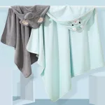 Toallas De Baño Para Bebes Algodón Cómodo Con Capucha - Imagen 11
