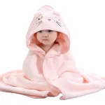 Toallas De Baño Para Bebes Algodón Cómodo Con Capucha