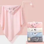 Toallas De Baño Para Bebes Algodón Cómodo Con Capucha - Imagen 9