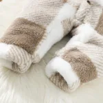 Enterito Invierno Cuadros Bebe Ropa Cálida Y Suave 3-6 Meses - Imagen 6