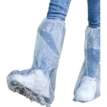 Cubre Zapato Botas Impermeable Antideslizante Cañón Largo