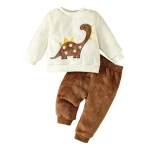 Pijama Para Bebé 6-9 Meses Con Diseño De Dinosaurio Plush