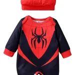 Disfraz Superhéroe Halloween Traje Body Bebe Niña Niño