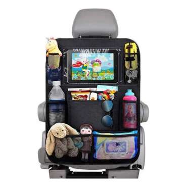 Organizador De Asiento Trasero Con Soporte (negro)