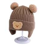 Gorro De Lana Para Bebé Protección Para Oídos Otoño Invierno