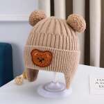 Gorro De Lana Para Bebé Protección Para Oídos Otoño Invierno - Imagen 9