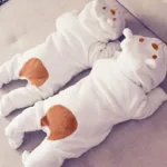 Enterito Osito Polar Blanco Con Gorro Para Bebe - Imagen 7