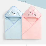 Toallas De Baño Para Bebes Algodón Cómodo Con Capucha - Imagen 4