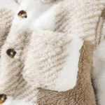 Enterito Invierno Cuadros Bebe Ropa Cálida Y Suave 3-6 Meses - Imagen 4