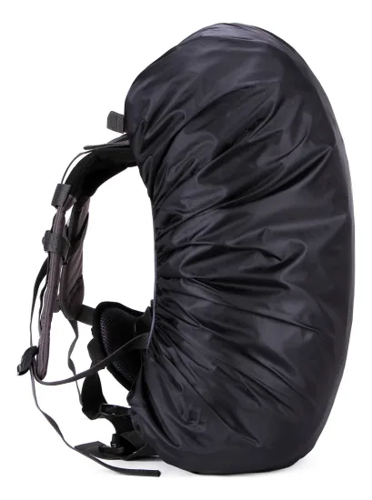 Funda Cubierta Mochila Protector De Lluvia Impermeable 35 L Color Negro - Imagen 3