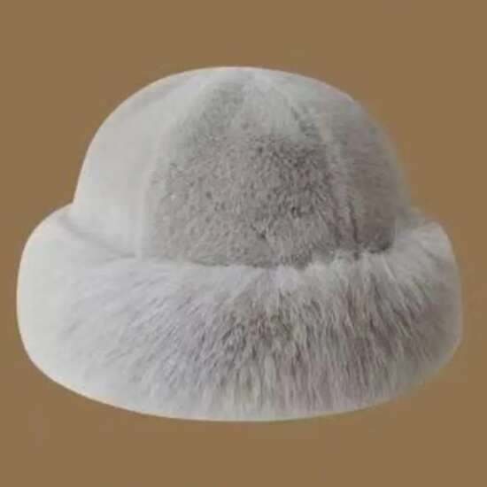 Gorro Cálido De Invierno Para Mujer Felpa Para Día De Frío - Imagen 6