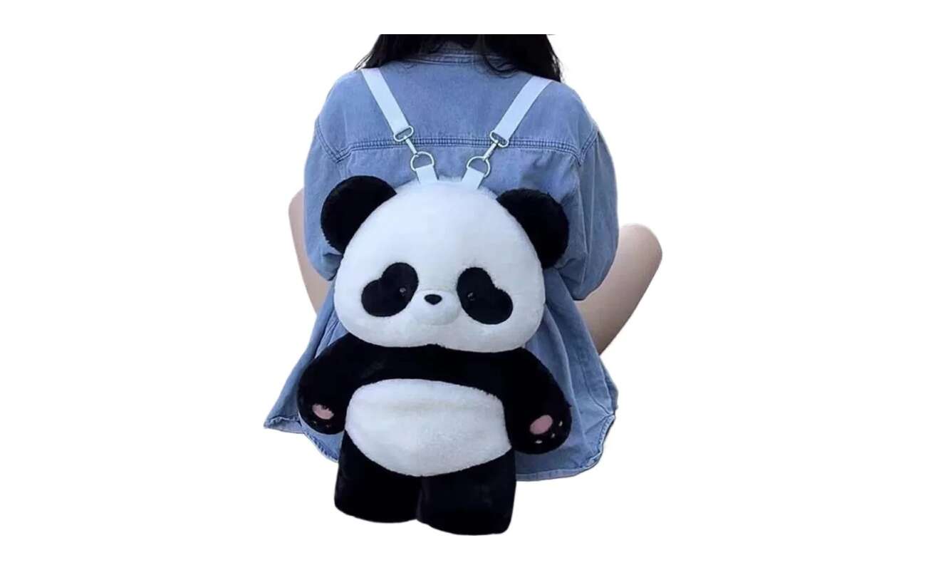 Mochila de Peluche Panda Kawaii de Felpa 45 x 30 x 13 cm